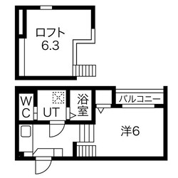 車道駅 徒歩5分 2階の物件間取画像